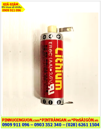 Maxell ER6 Super (Chân thép hàn); Pin nuôi nguồn PLC Maxell ER6C Super lithium 3.6v AA1800mAh _Xxứ Nhật